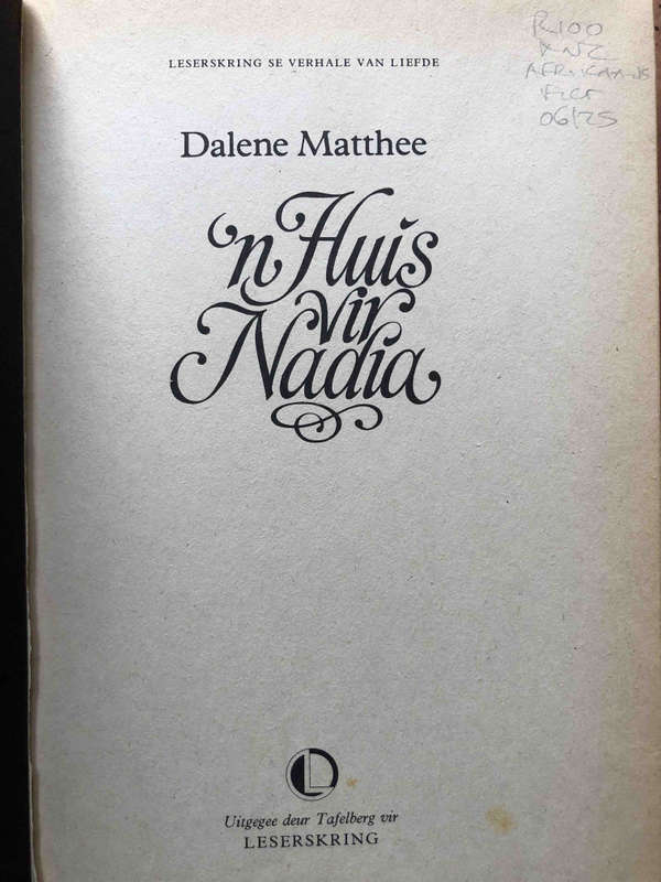 'n Huis vir Nadia