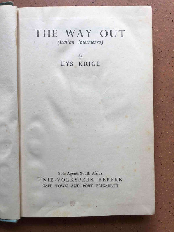The Way Out  (Italian Intermezzo)