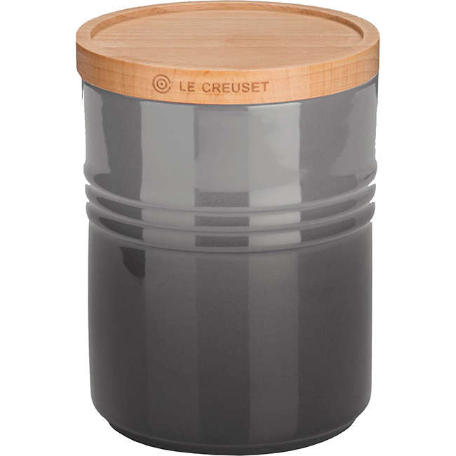 Medium Storage Jar With Wooden Lid, 540ml