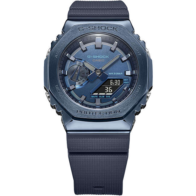 G-Shock G-Steel Men's 200m AnaDigi Wrist Watch, GM-2100N-2ADR