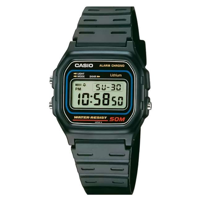 Standard Men's 50m Digital Wrist Watch, W59