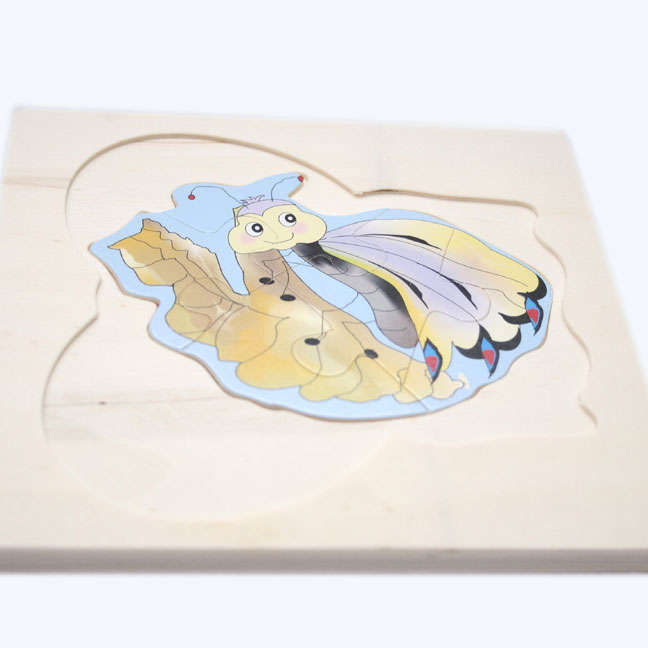 Multi-Layer Life Cycle Puzzle - Butterfly Puzzle