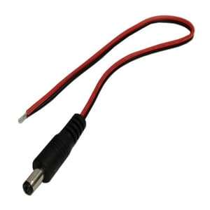 PT-3 DC Power Lead, Male, Connector for CCTV camera power