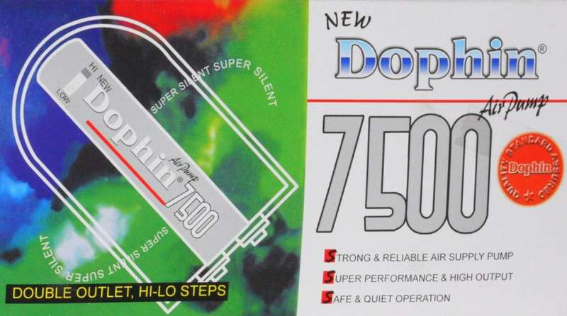 Dophin 7500 double outlet airpump