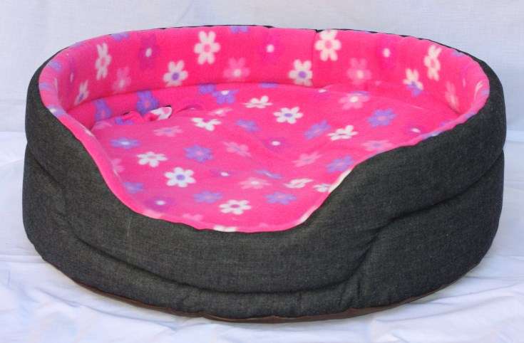24" Polar Fleece & Denim Bed