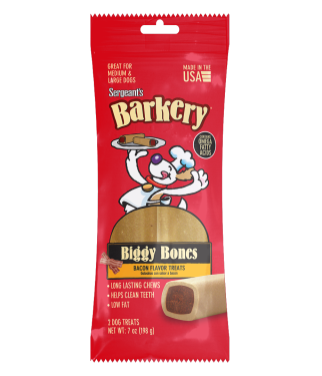 Barkery Biggy Bones Bacon - 198g