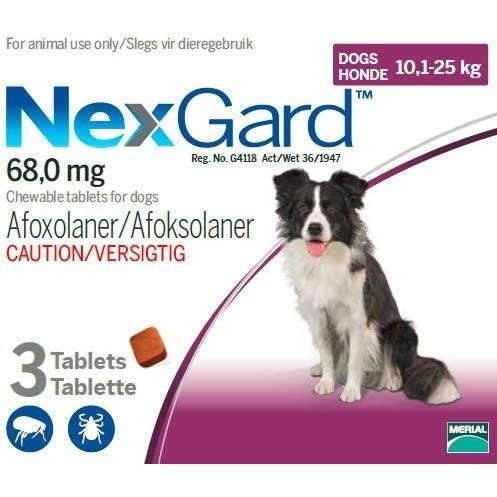 NexGard 10.1-25kg - 1's