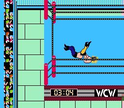 WCW Wrestling NES Screenshot 3