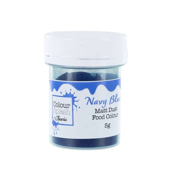 Colour Splash Food Colouring Dust - Edible Powder for Cakes 5g - Matt Navy