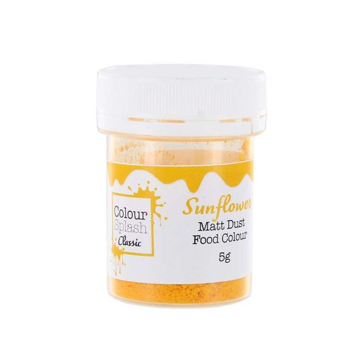 Colour Splash Food Colouring Dust - Edible Powder for Cakes 5g - Matt Sunflower
