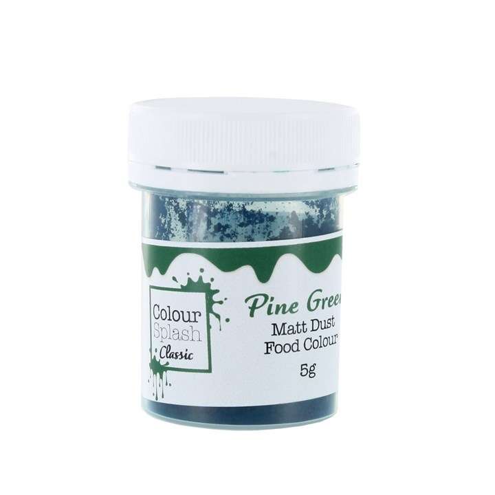 Colour Splash Food Colouring Dust - Edible Powder for Cakes 5g - Matt Pine Green