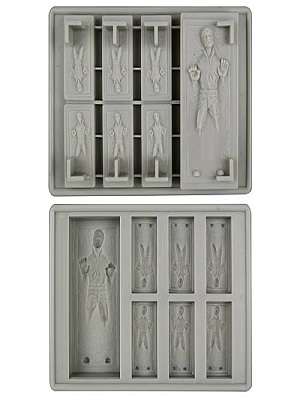 Star Wars Han Solo in Carbonite Silicone Ice Cube Tray