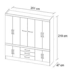 Murano Wardrobe 10D