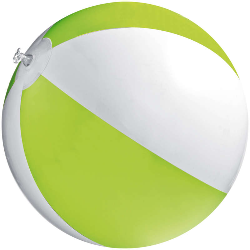 Bicoloured beach ball - lime (51051)