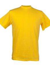 VicBay Kids Crew Neck T-shirt - yellow - AGES 5-14
