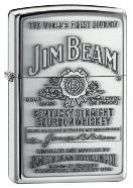 Zippo Lighter: Jim Beam pewter
