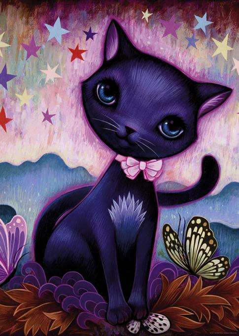 Black Kitty (1000pc Puzzle)