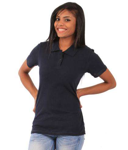 VicBay Ladies Fitted Polo - navy