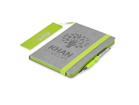 Colourblock A5 Notebook - lime (NB-9777)