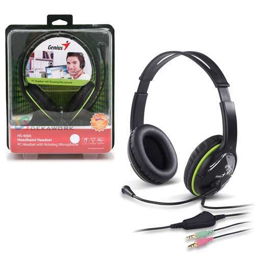 Genius HS 400A Headband PC Headset with Rotating