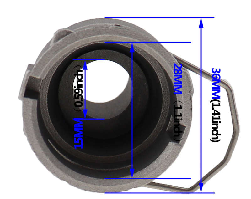 Radiator Coolant Flange Aluminum Quick Connector - AUDI VW 1.8T 20V