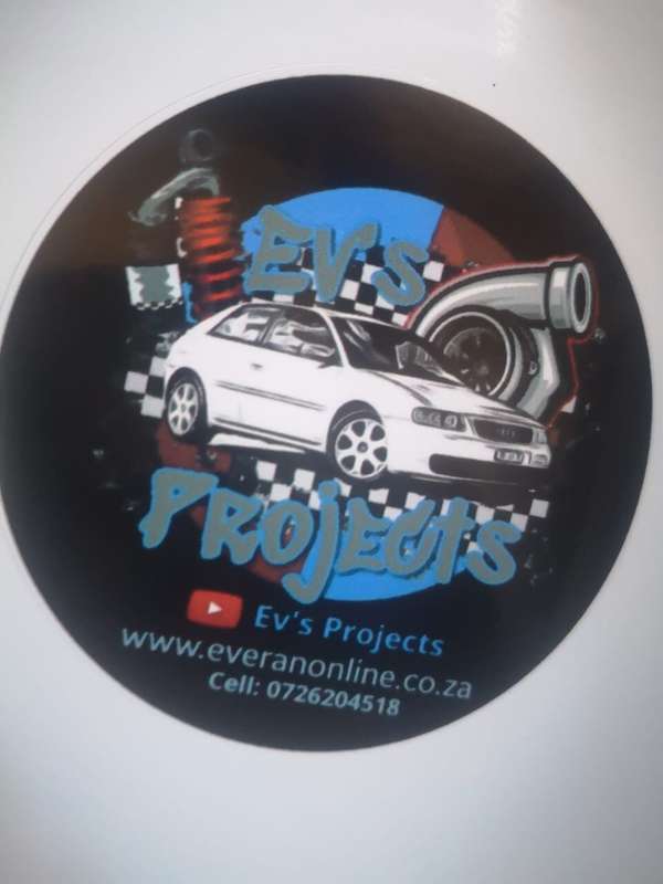 Ev's Projects - Stickers - License Disc
