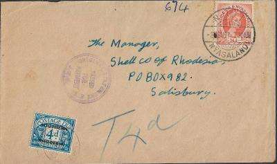 (Item 00724) Southern Rhodesia - Rhodesia & Nyasaland 1957 - 59