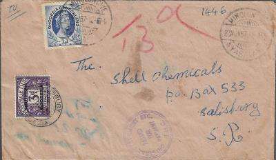 (Item 00724) Southern Rhodesia - Rhodesia & Nyasaland 1957 - 59
