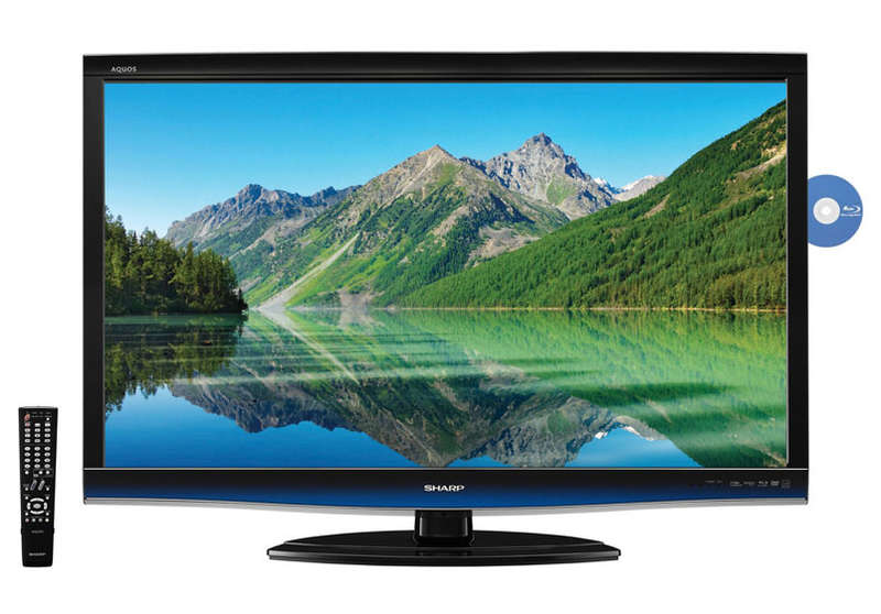 Sharp 42" LCDTV with built in BLU-RAY