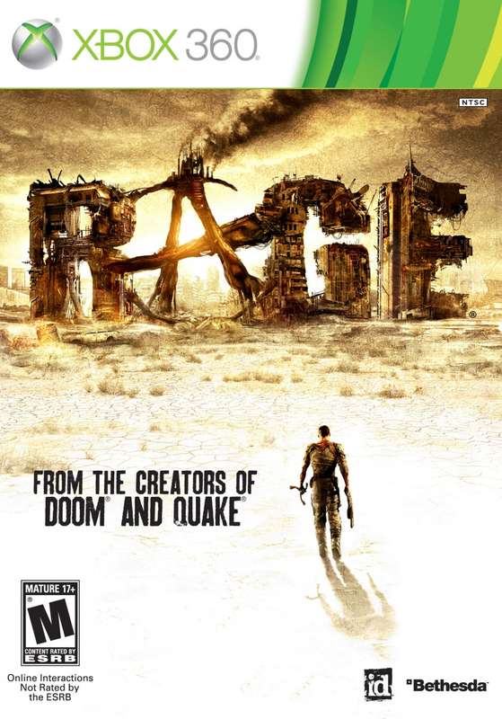 RAGE -XBOX 360 (NEW) SEALED.