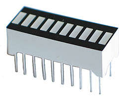 LEDBARRED - 10 LED Red Bargraph