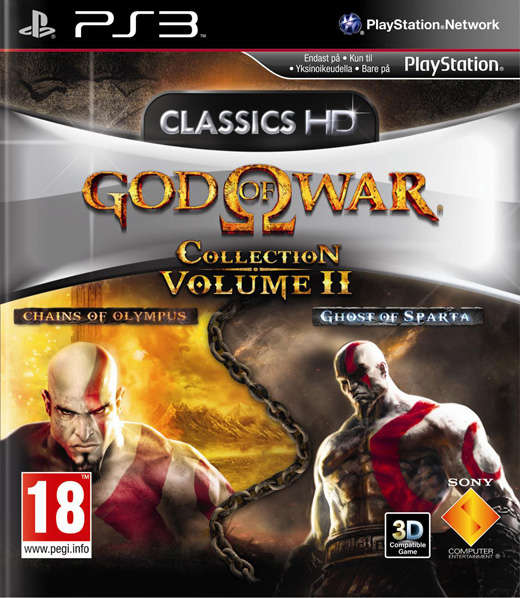 god of war collection 2 for sony ps3 postage only R30.00