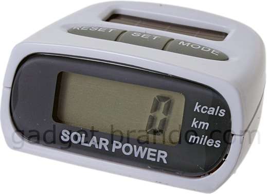 Solar Powered Pedometer