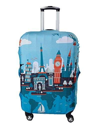 Printed Luggage Protector Cover Pink Flamingo