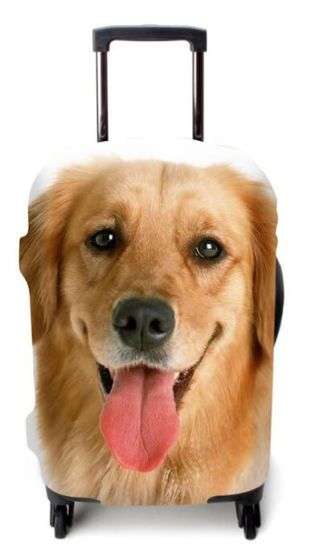 Printed Luggage Protector Cover Pink Flamingo