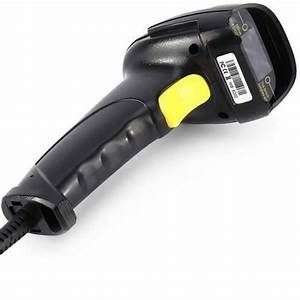 Handheld USB Laser Barcode Scanner - Wired -POS (Black) - YHD-8200