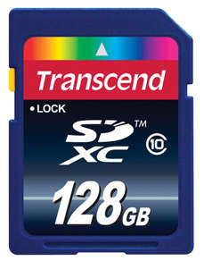 Transcend 128GB SD Card - SDXC, Class 10 - Transcend