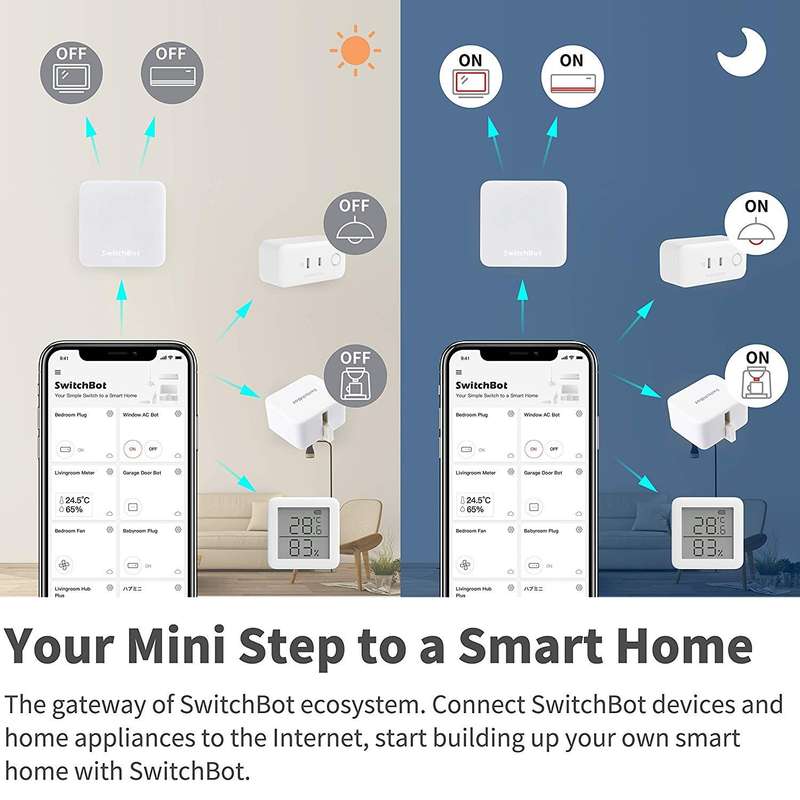 SwitchBot Hub Mini Smart Remote - Voice or App Control Your Appliances