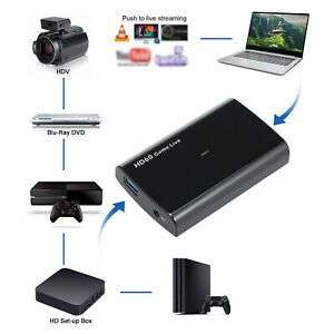 EZCAP 266 4K 1080P HDMI to USB 3.0 Game Capture with Microphone Input Video Capture Card