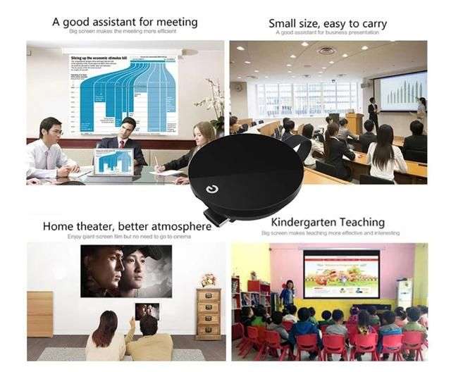 G7s Wireless HDMI Dongle Receiver 1080P with Miracast Airplay DLNA for Android IOS Mac