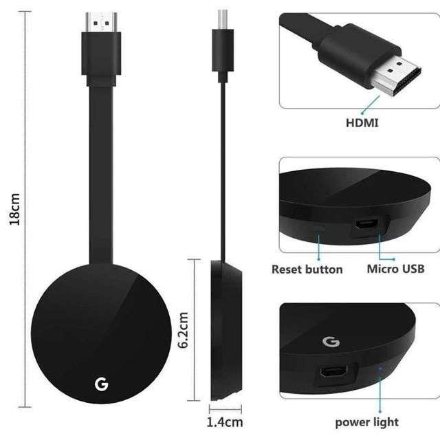 G7s Wireless HDMI Dongle Receiver 1080P with Miracast Airplay DLNA for Android IOS Mac