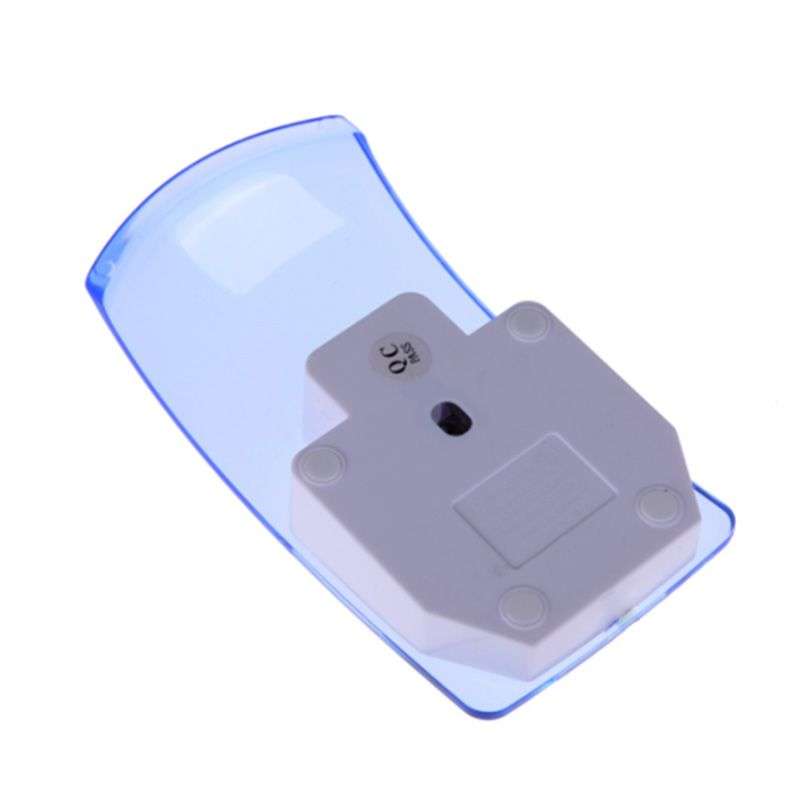 Wireless Transparent LED Mouse 2.4GhZ Light Green - Transparent