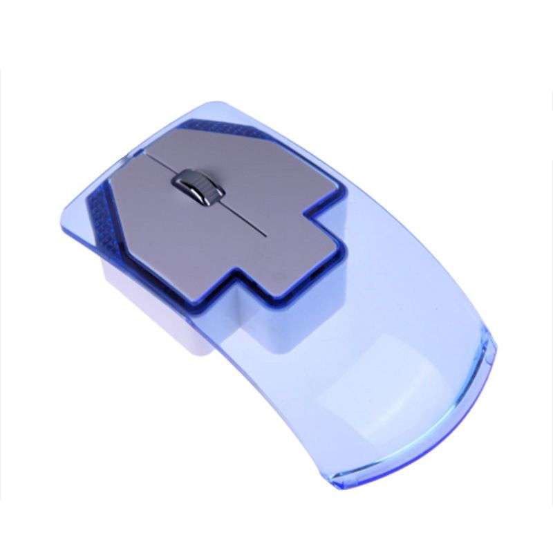 Wireless Transparent LED Mouse 2.4GhZ Light Green - Transparent