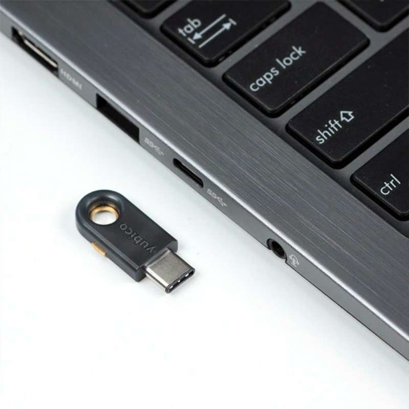 YUBIKEY 5C USB-C Two Factor Authentication Security Key
