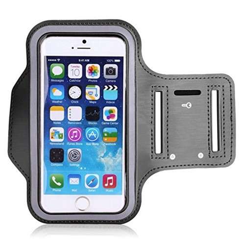 Cellphone Armband Protective Holder Case Black