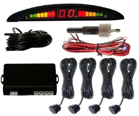 Car Reverse Parking Sensor Rear 4 Sensors LCD Display