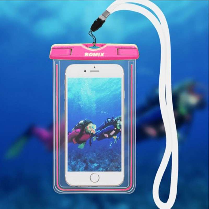 ROMIX 5.5 Universal Waterproof Case for Smartphones RH11 Pink