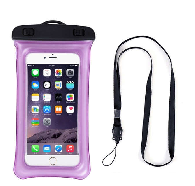 Waterproof Smartphone Case (Max Cellphone size 6.5) White