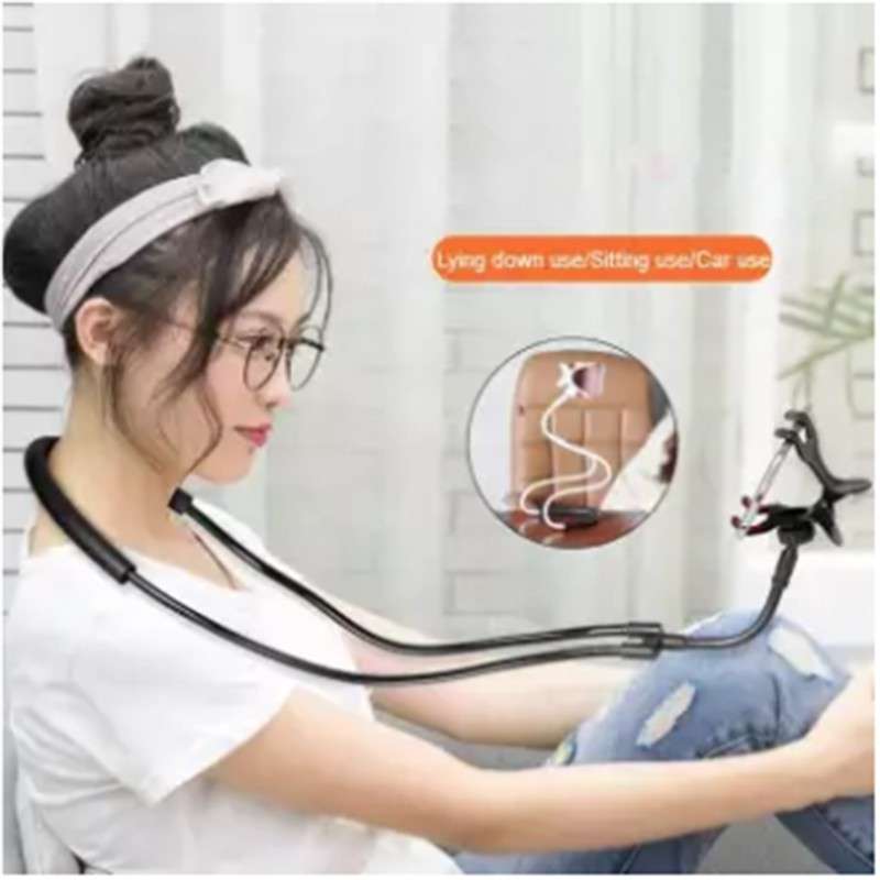 Neck Phone Holder Black