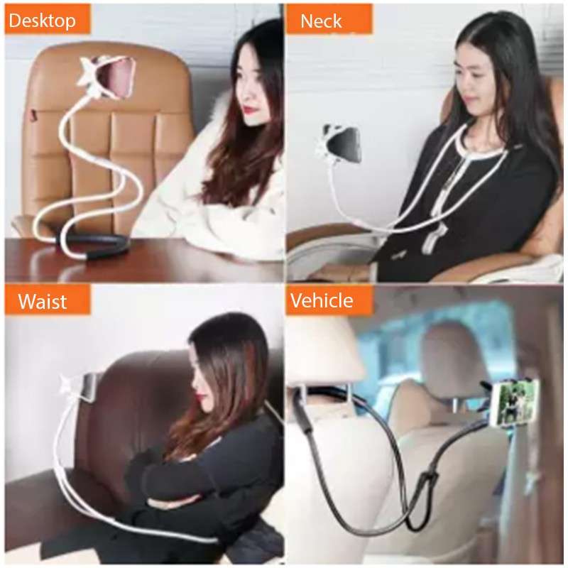 Neck Phone Holder Black